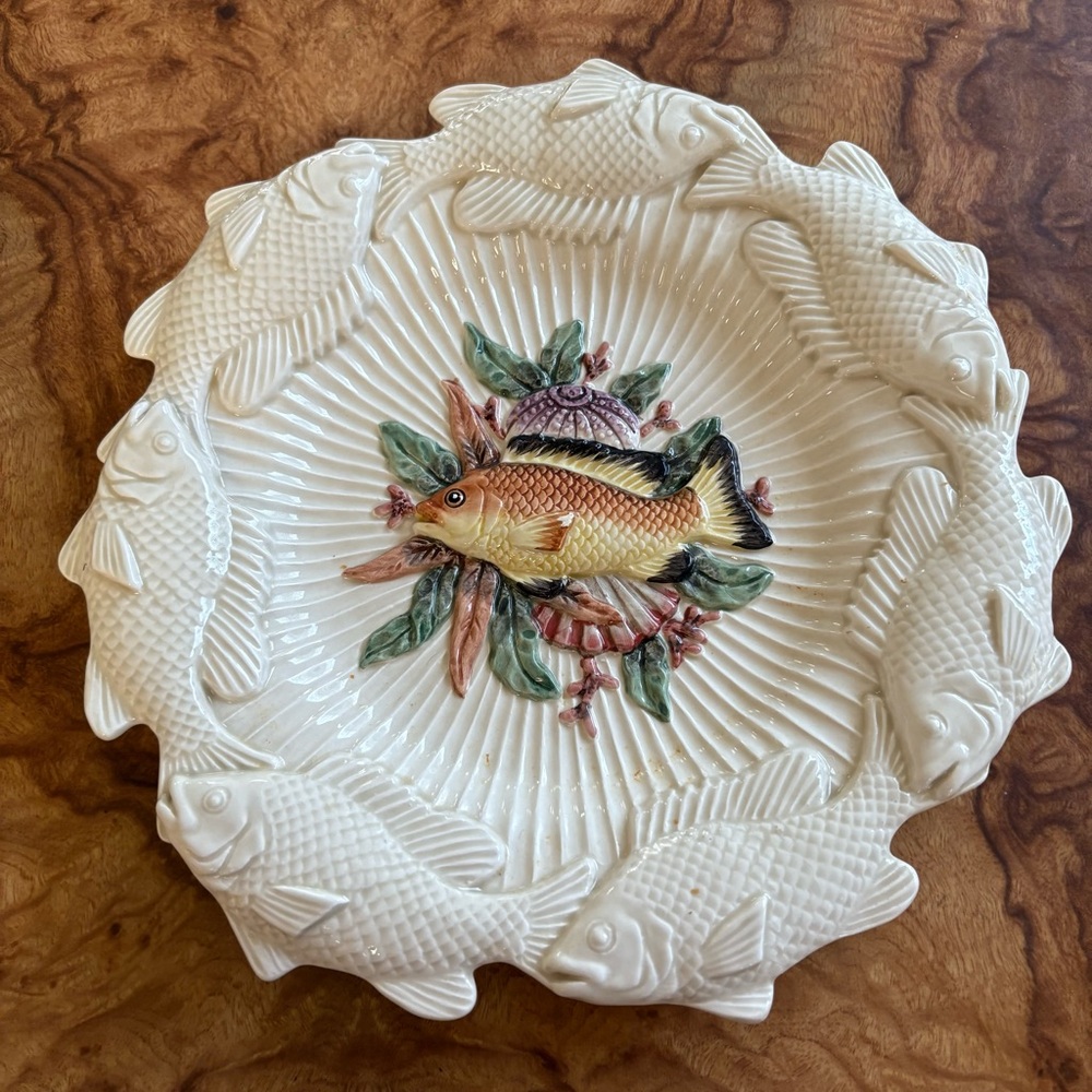 Fitz and Floyd La Mer Fish Canapé Plate - Picture 3 of 5